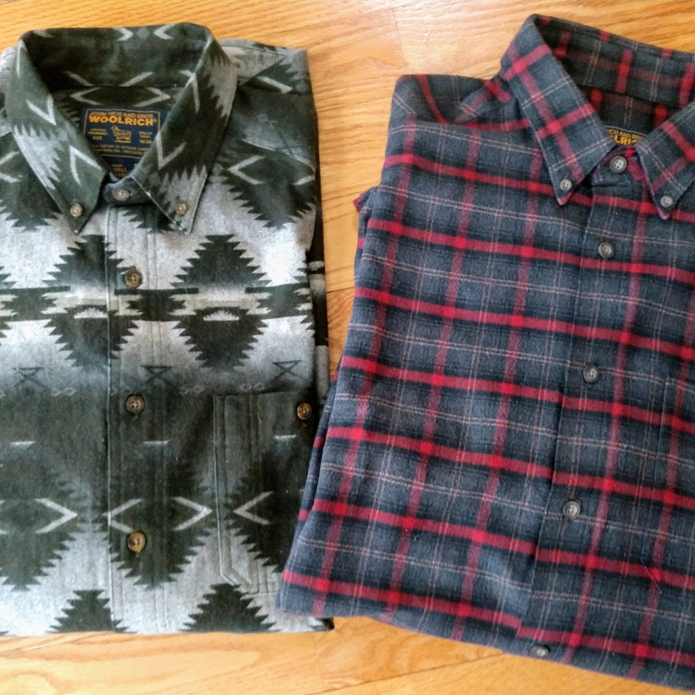 NWOT Woolrich XL TALL Long Sleeve Shirts
